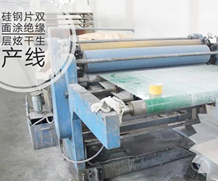 Silicon steel sheet coating machine